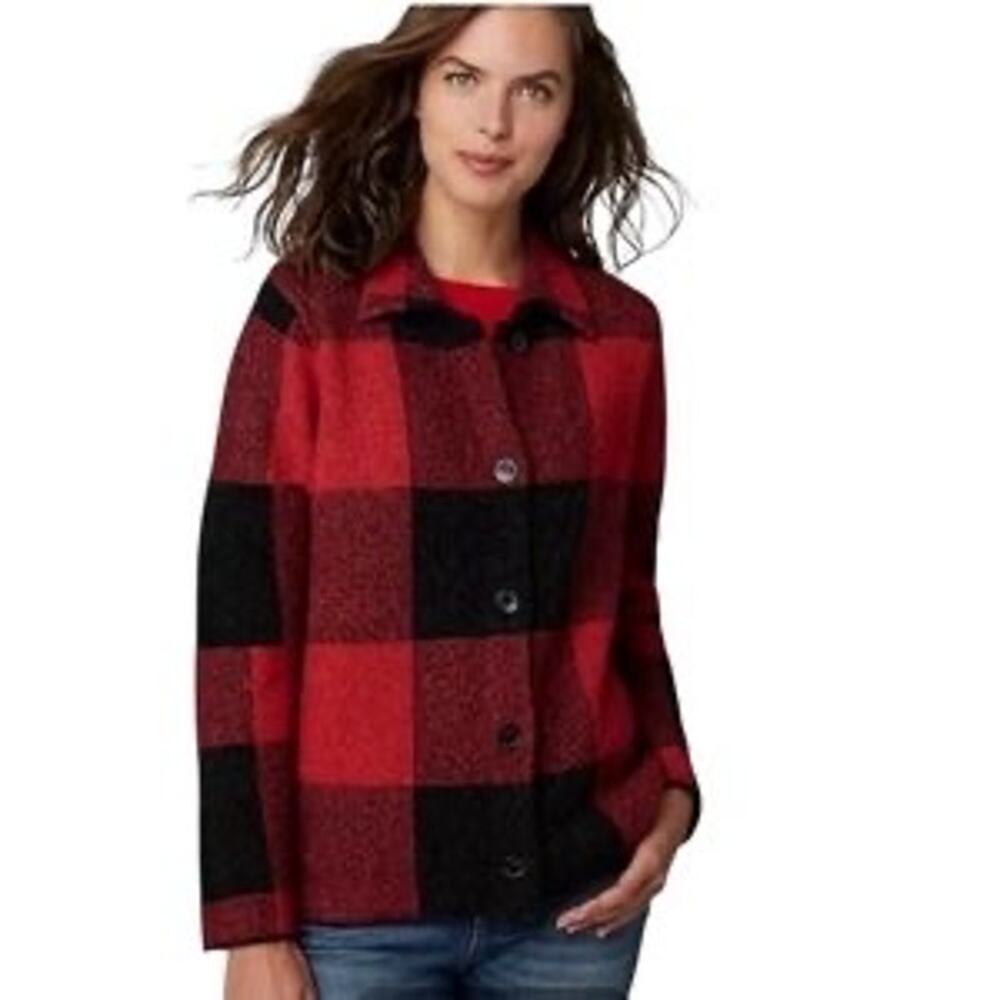 J.Jill Buffalo Plaid Jacket